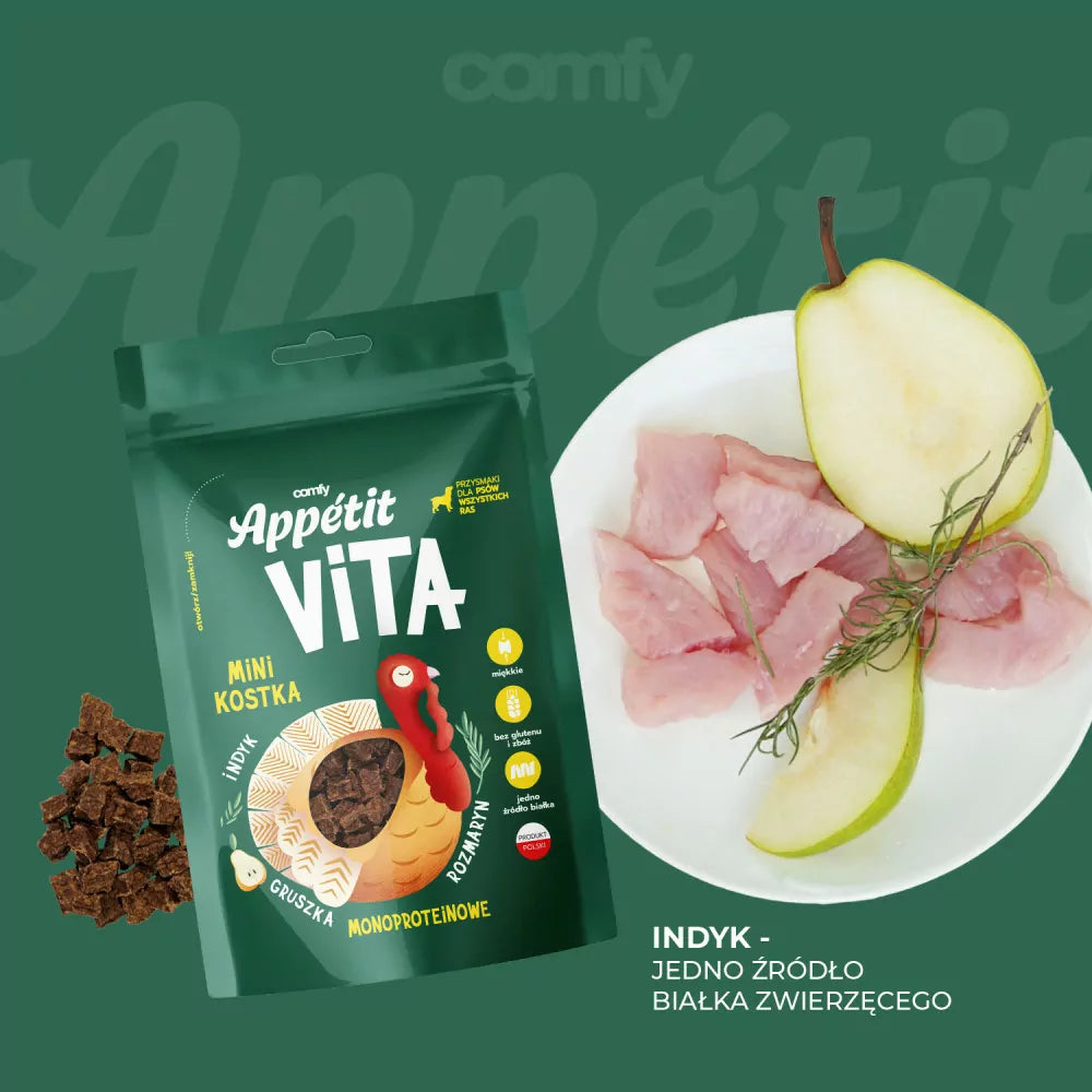 COMFY APPETIT VITA KOSTKA MINI INDYK (80G)