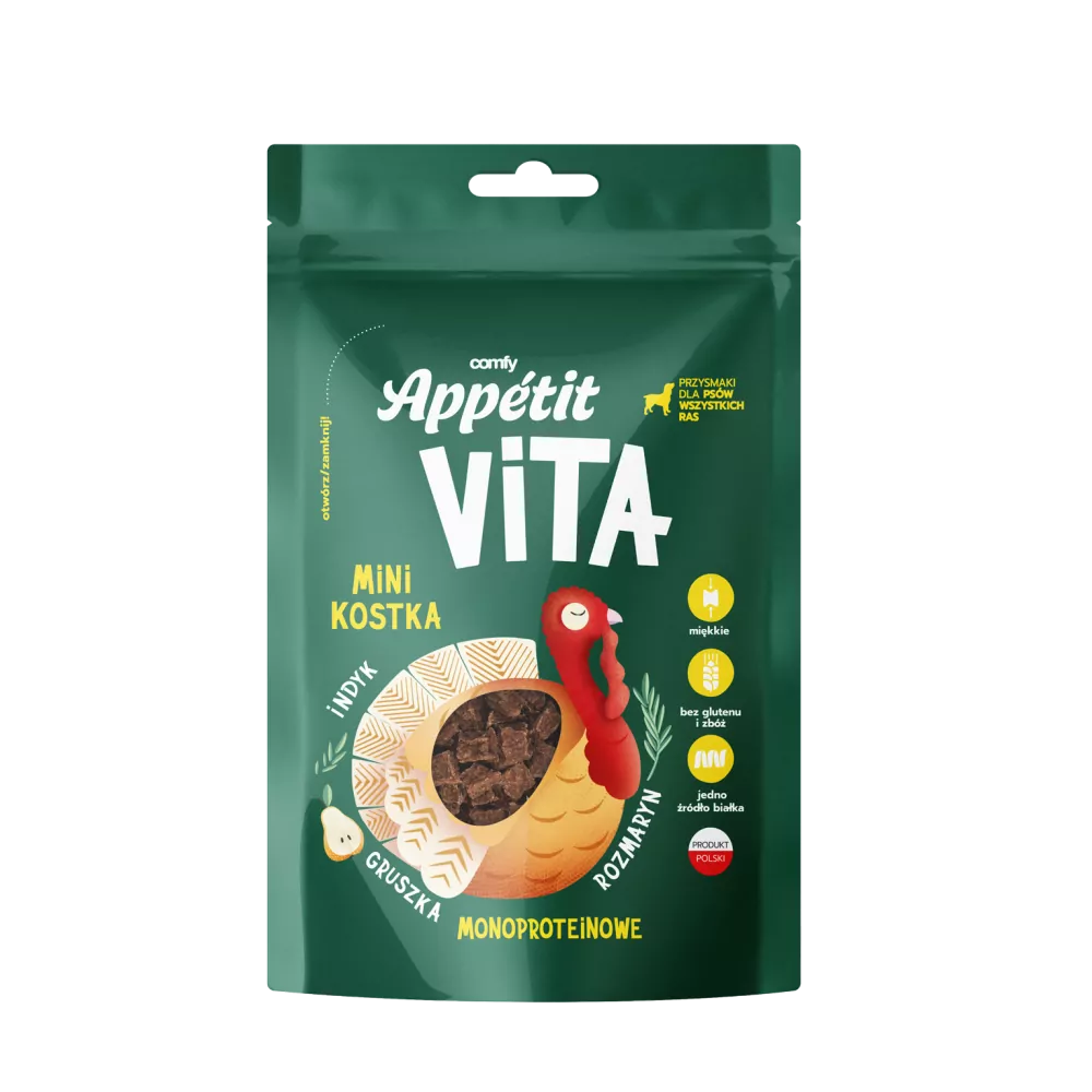 COMFY APPETIT VITA KOSTKA MINI INDYK (80G)