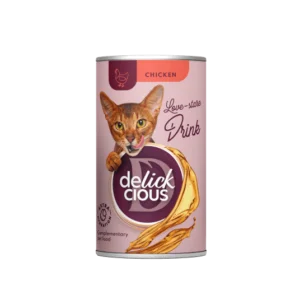 Delickcious Uzupełniająca karma dla kotów – Napój z kurczakiem (140g/12)