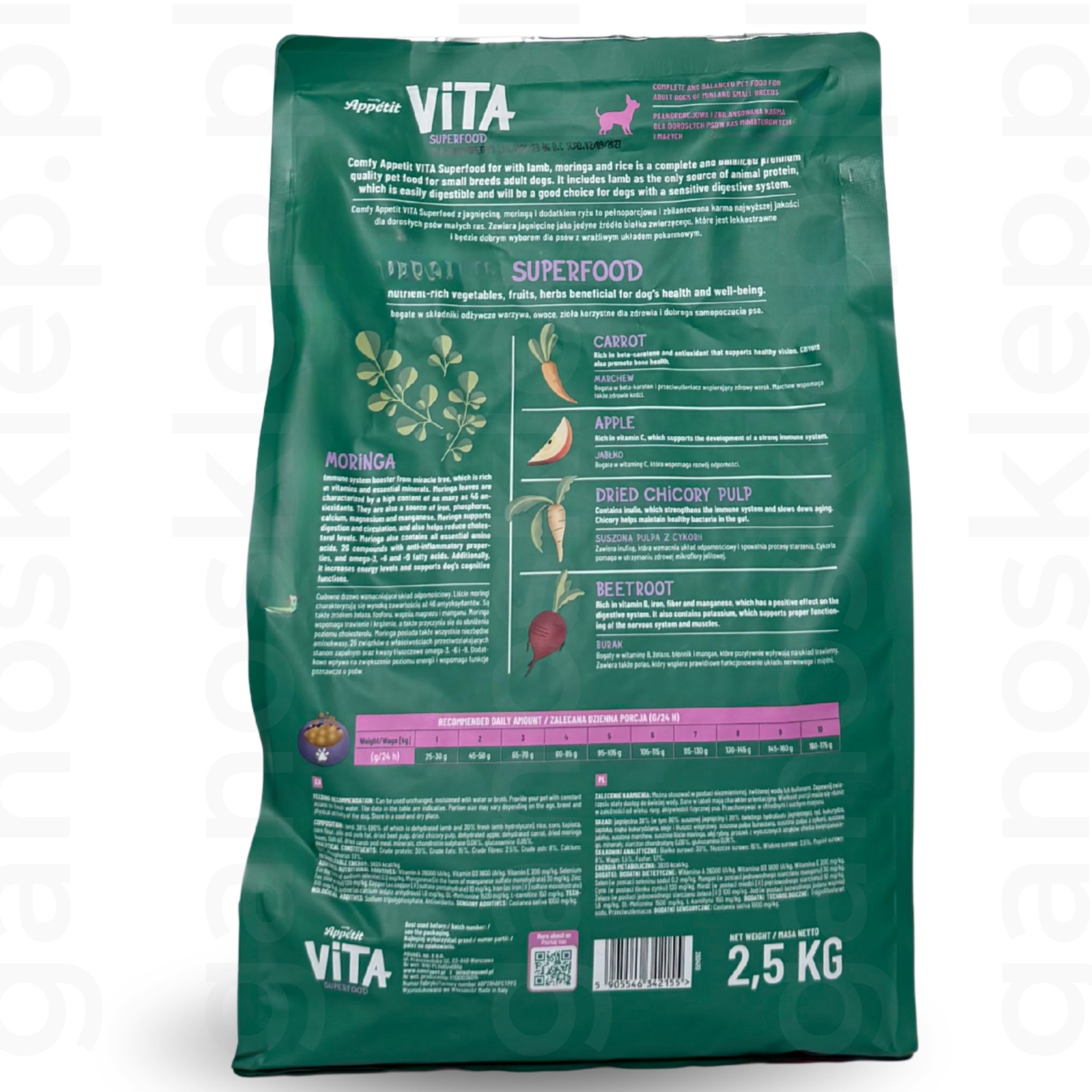 Comfy Appetit Vita – Jagnięcina (Małe rasy)