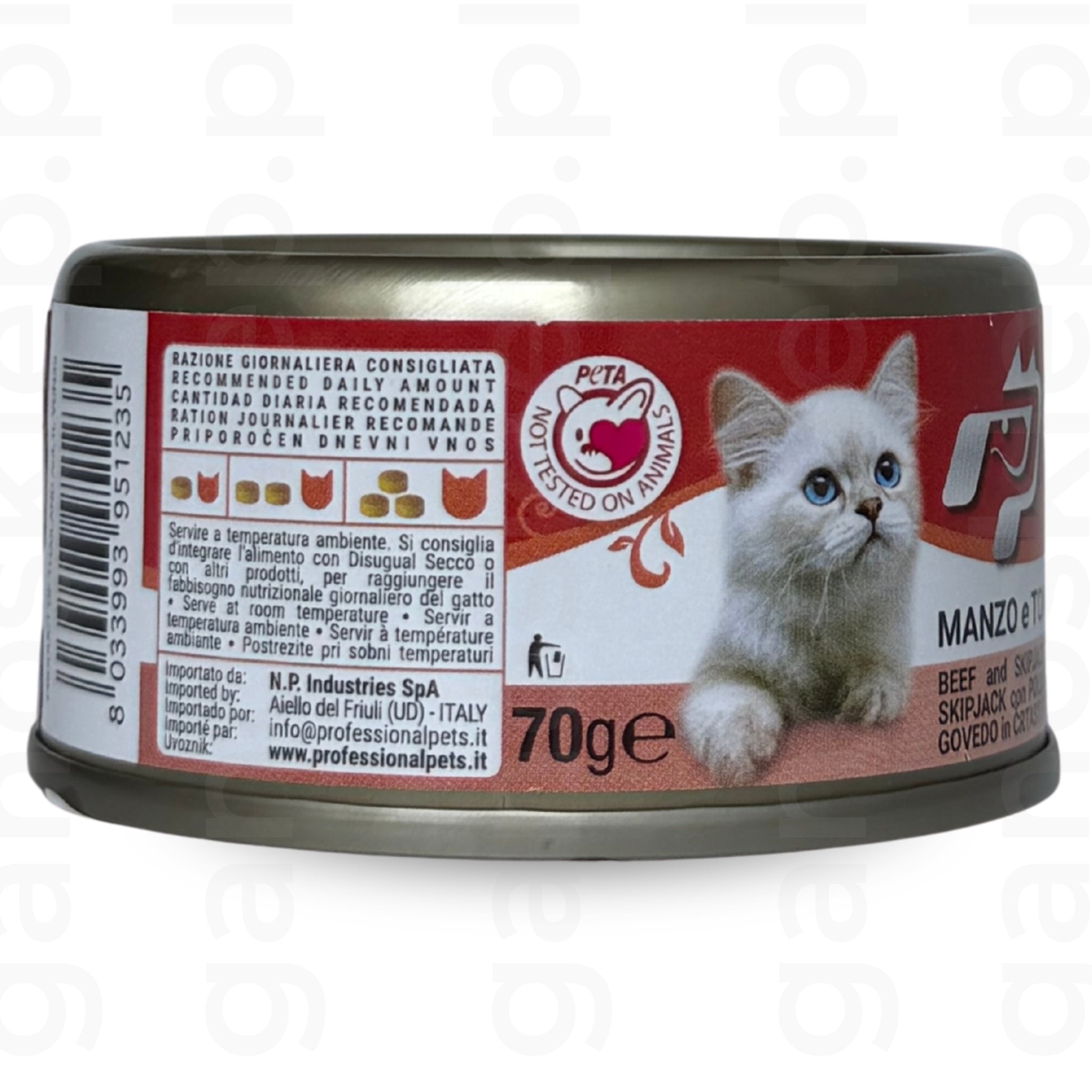 Professional Pets – Wołowina z tuńczykiem i kurczakiem (70g)