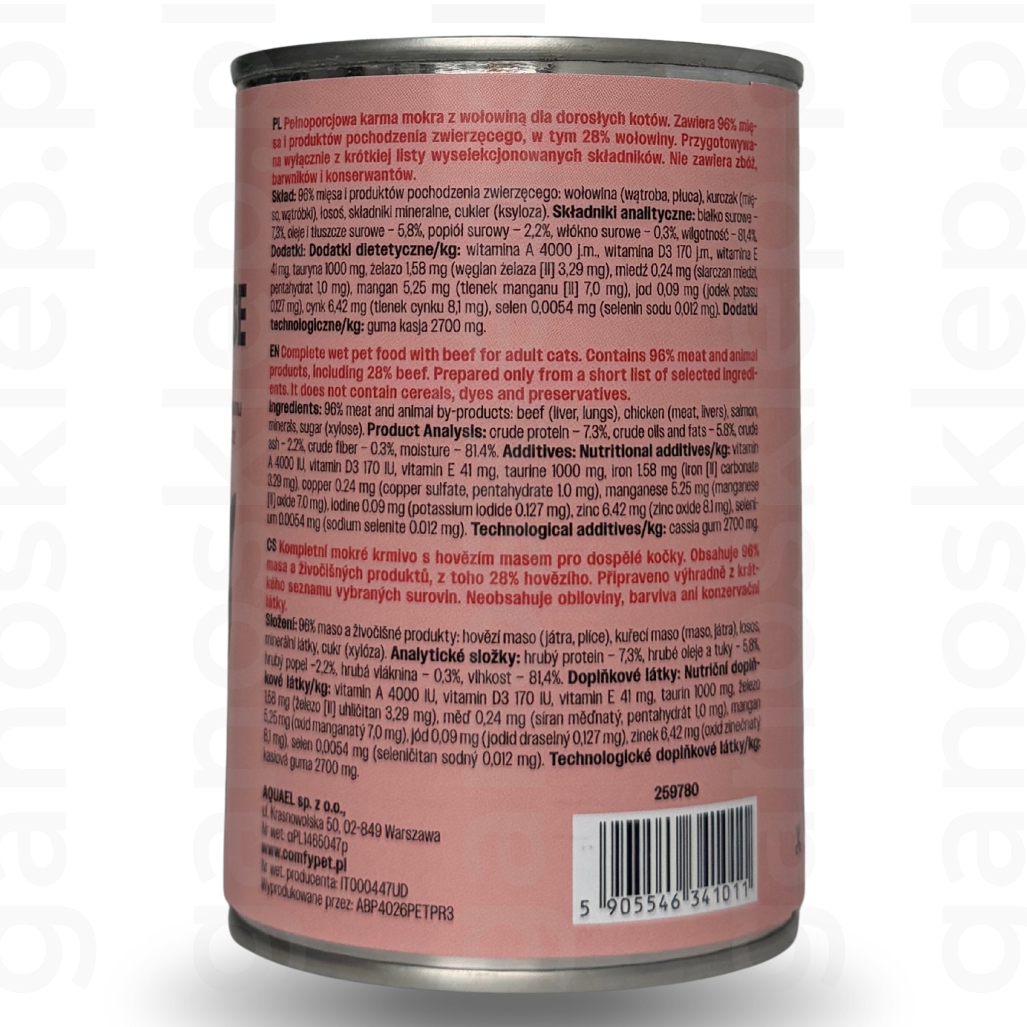 Comfy Appetit Premium Mousse wołowina (85g, 400g)