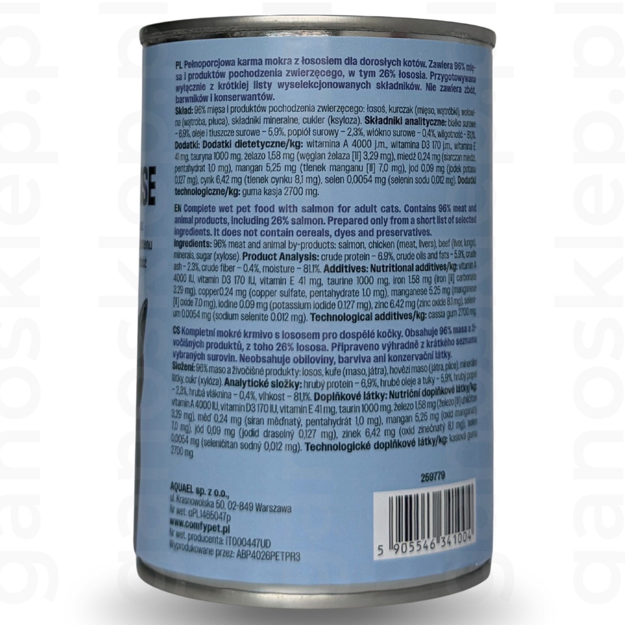 Comfy Appetit Premium Mousse łosoś (85g, 400g)