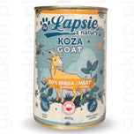 ŁAPSIE mokra karma kozina z miętą (400g)