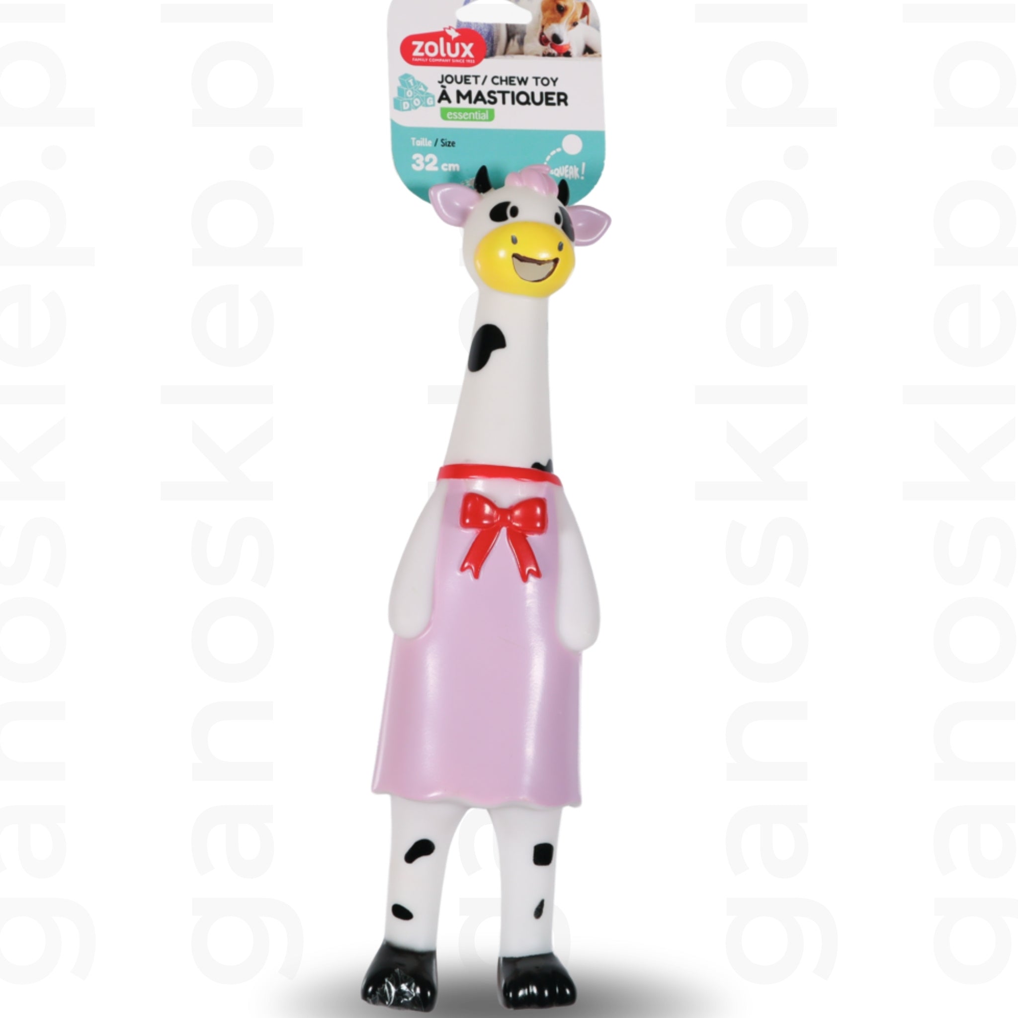 ZOLUX Zabawka dla psa krowa z piszczałką interaktywna (32cm)