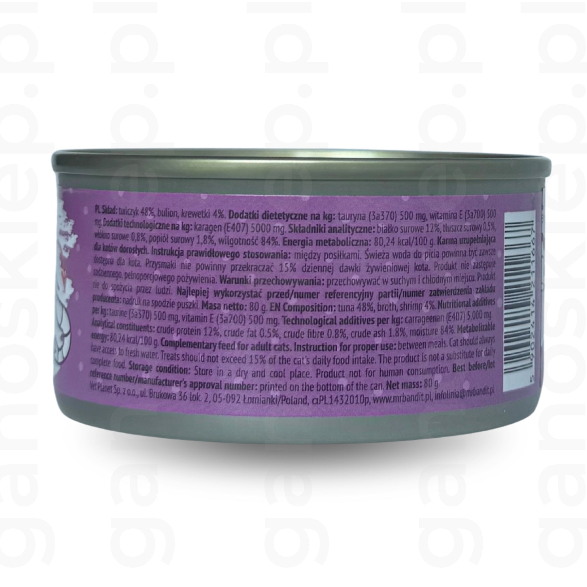 Mr. Bandit Jelly tuńczyk krewetki (80g)