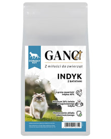 GANO Grainfree Świeżo przygotowany Indyk (7,5kg)