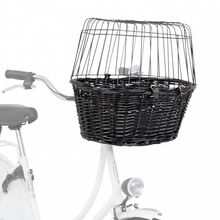 TRIXIE Koszyk rowerowy dla psa z przodu – czarny