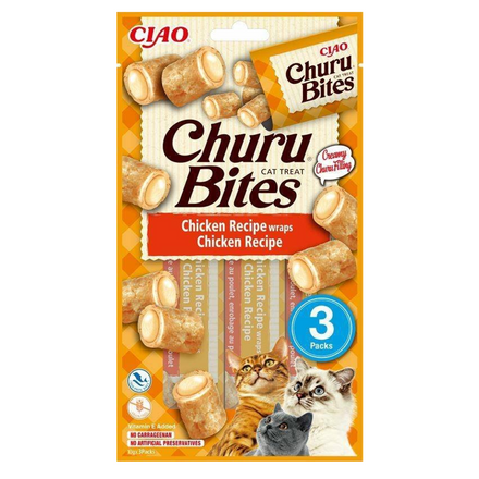 INABA Churu Bites z kurczakiem 30g