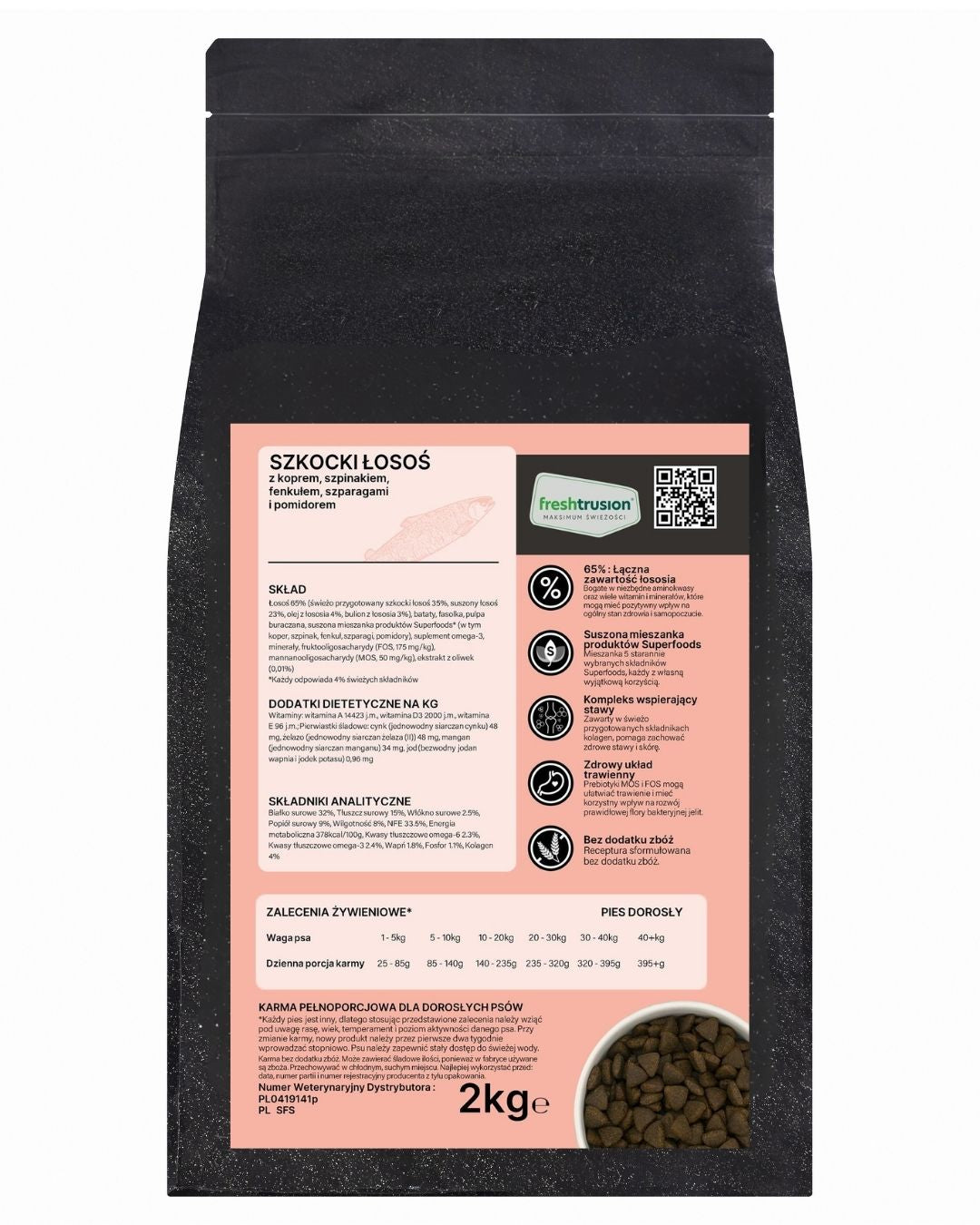 GANO Superfood Szkocki łosoś z warzywami (Wszystkie rasy) – (100g, 2 kg, 12kg)