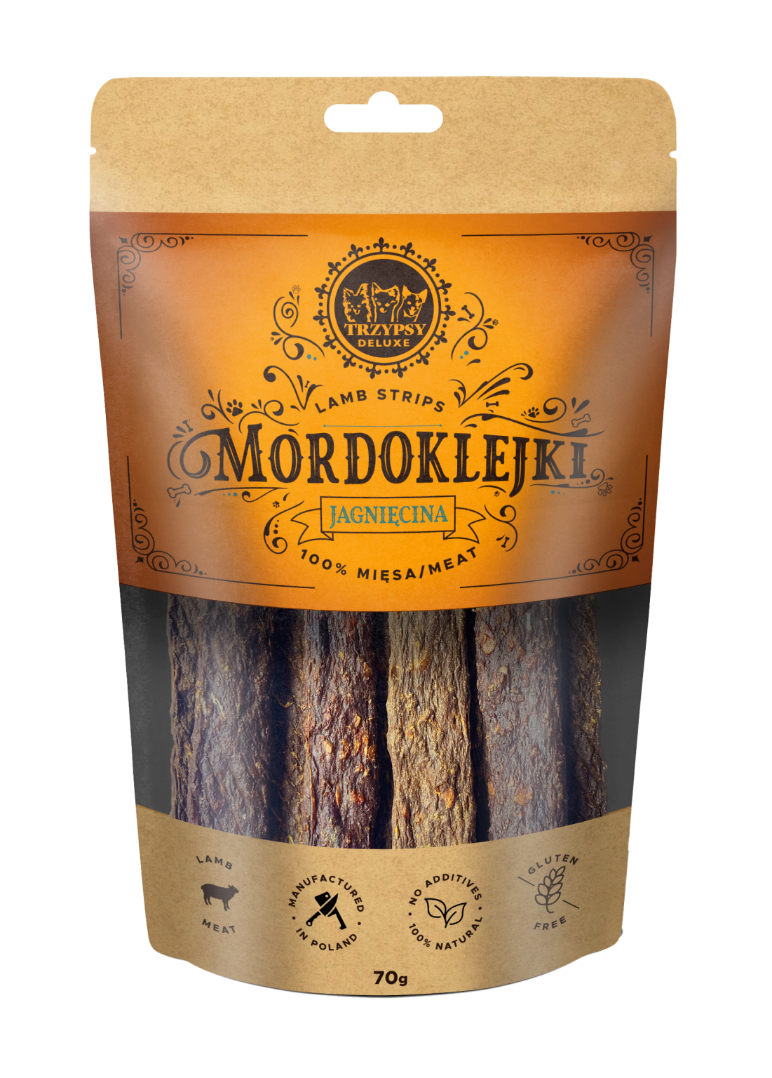 Trzypsy Mordoklejki z jagnięciny (70g)