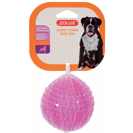 ZOLUX Piłka TPR POP z kolcami różowa (ø 8cm, 13cm)