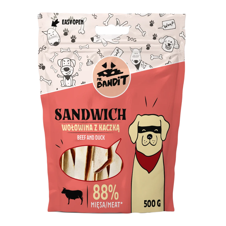 Mr. Bandit SANDWICH – Wołowina z kaczką (500g)