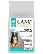 GANO Grainfree  Indyk z batatami i żurawiną (Wszystkie rasy – Senior/Light) – (12kg)