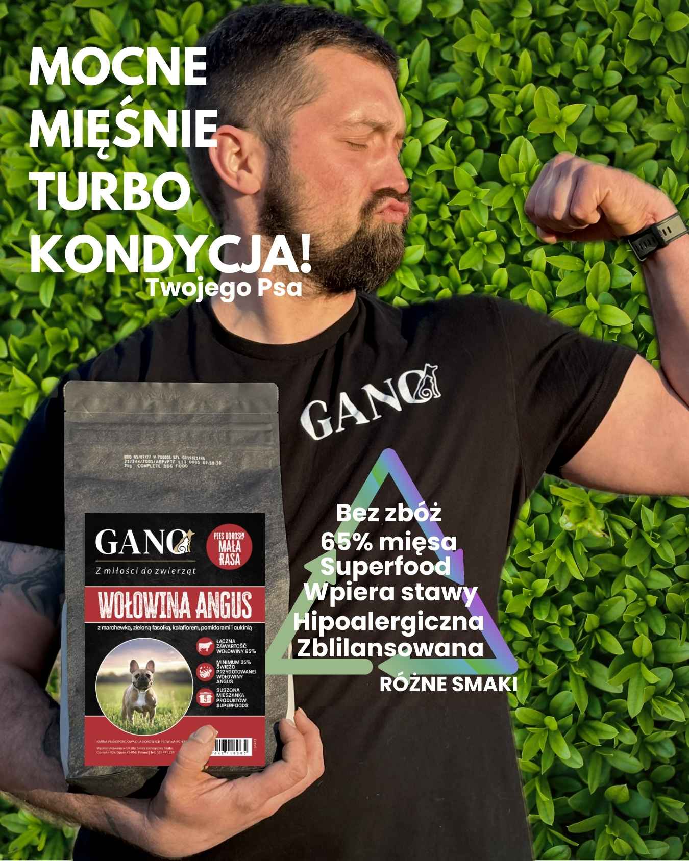 GANO Superfood Wołowina Angus z warzywami (Mała rasa) – (2kg, 12kg)