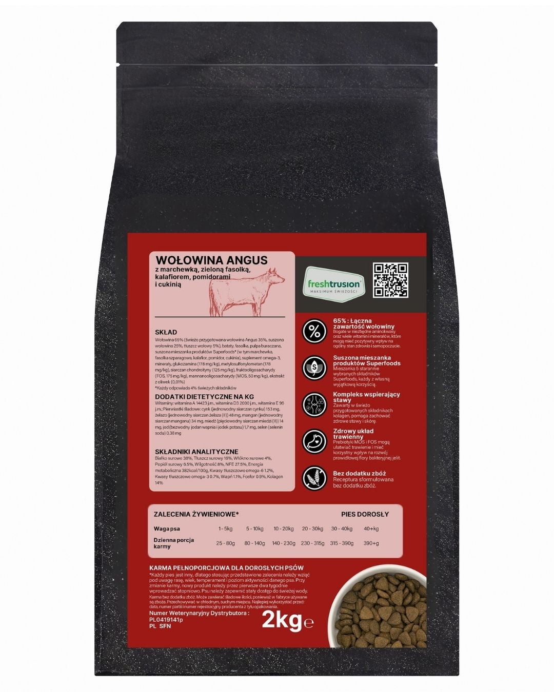 GANO Superfood Wołowina Angus z warzywami (Wszystkie rasy) – (2kg, 12kg)