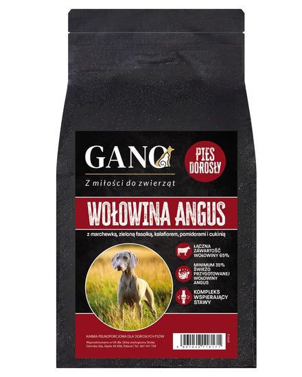GANO Superfood Wołowina Angus z warzywami (Wszystkie rasy) – (2kg, 12kg)