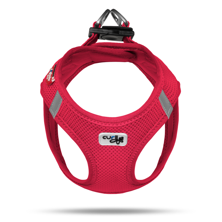 Szelki Curli Vest Air-Mesh – czerwone