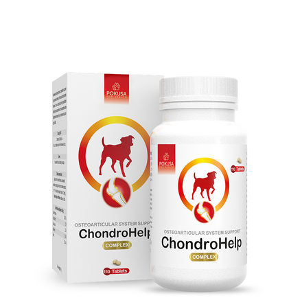 Pokusa ChondroHelp – na stawy dla psa z problemami ruchowymi w tabletkach (110 szt.)