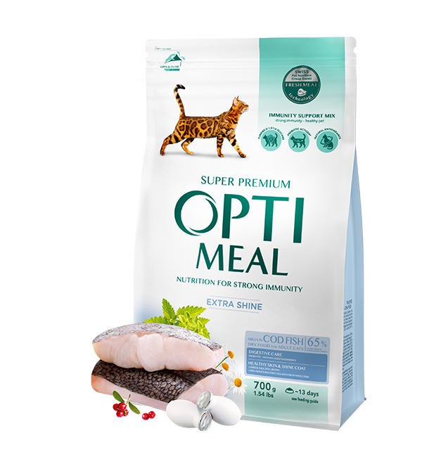 OPTIMEAL Extra Shine – Dorsz (700g)