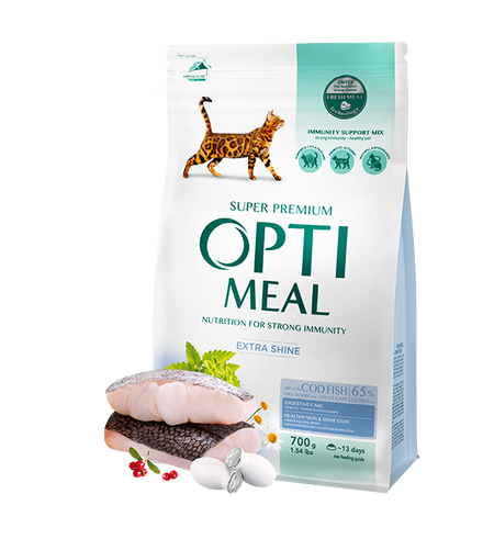 OPTIMEAL Extra Shine – Dorsz (700g)