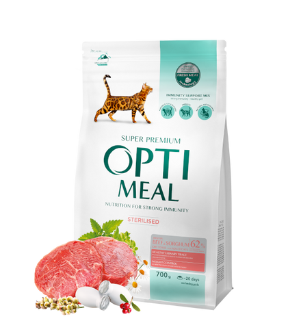 OPTIMEAL Sterilised – Wołowina (700g)
