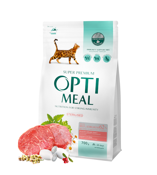 OPTIMEAL Sterilised – Wołowina (700g)