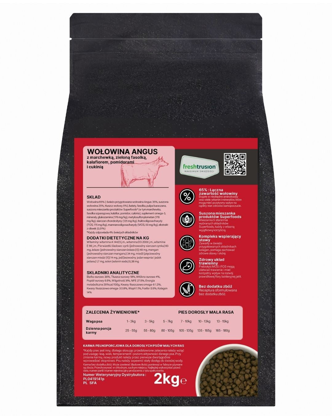 GANO Superfood Wołowina Angus z warzywami (Mała rasa) – (2kg, 12kg)
