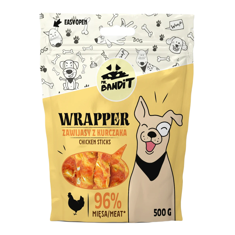 Mr.Bandit WRAPPER – Zawijas z kurczaka (500g)