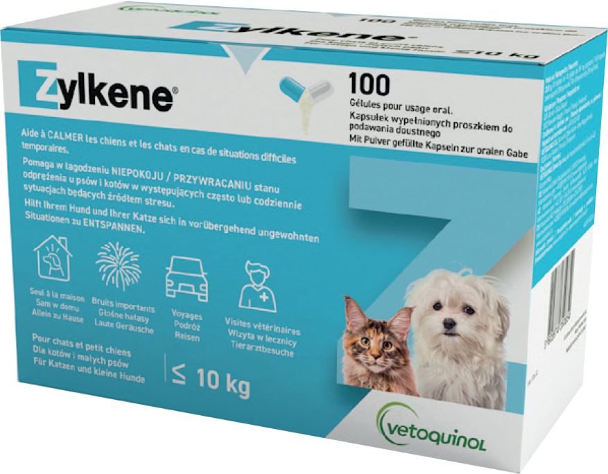 Zylkene środek uspokajający dla psa i kota 75 mg ≤ 10 kg (10 kapsułek)